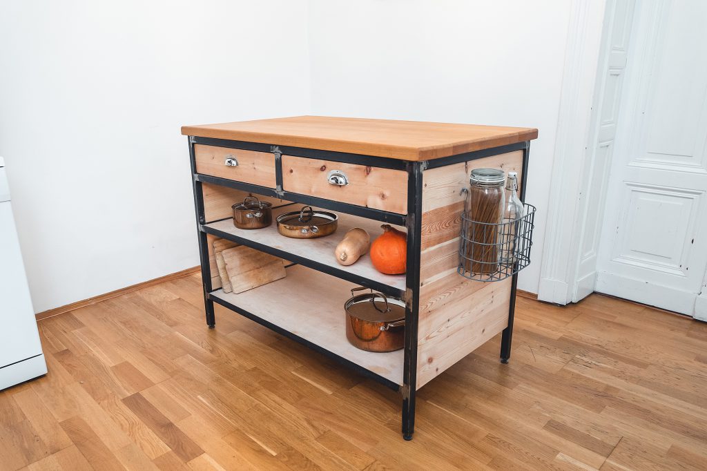 Kücheninsel DIE BASIS – Restlos Holz