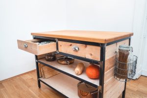 Kücheninsel DIE BASIS – Restlos Holz