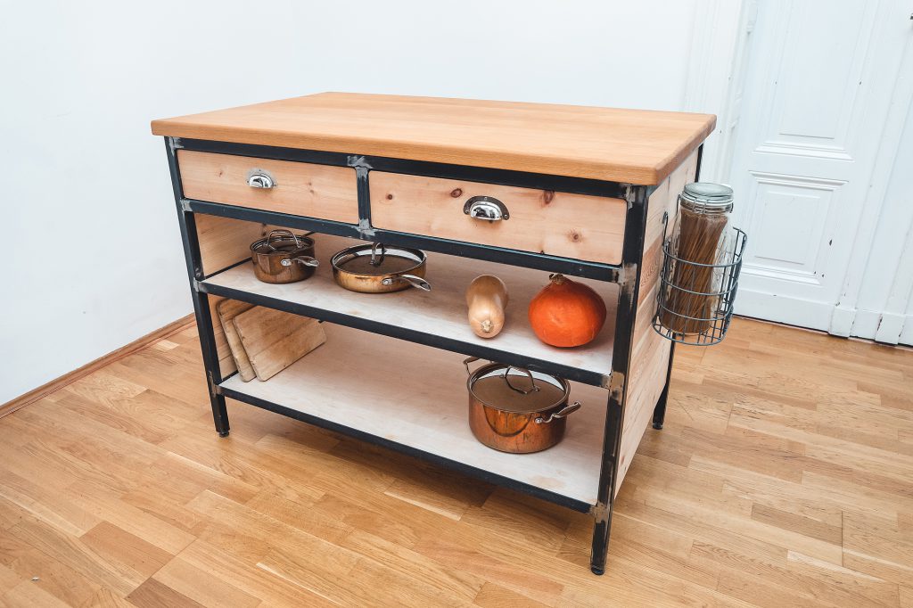 Kücheninsel DIE BASIS – Restlos Holz